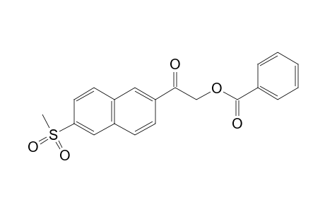 2-HYDROXY-6'-(METHYLSULFONYL)-2'-ACETONAPHTHONE, BENZOATE (ESTER)