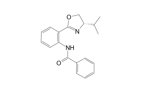 (S) N-(2-(4-Isopropyl-4,5-dihydrooxazol-2-yl)phenyl)benzamide