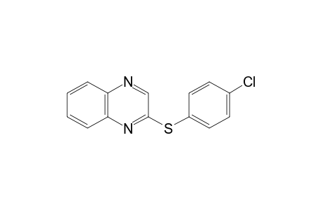 2-[(p-CHLOROPHENYL)THIO]QUINOXALINE