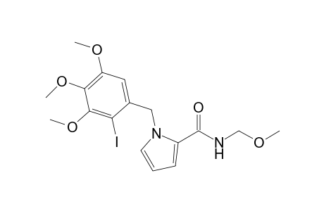 1-(2-Iodo-3,4,5-trimethoxybenzyl)pyrrole-2-carboxylic acid methoxy methyl amide