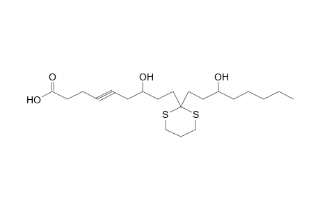 7-Hydroxy-9-[2-(3-hydroxyoctyl)-[1,3]dithian-2-yl]non-4-ynoic acid