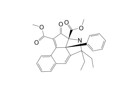 4,4-DIETHYL-2-OXO-9C-PHENYL-2,3,4,9C-TETRAHYDRO-(2AA,9CA)-3-AZA-PENTALENO-[1,6-AB]-NAPHTHALENE-1,2A-DICARBOXYLIC-ACID-DIMETHYLESTER