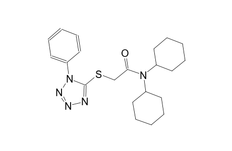 N,N-dicyclohexyl-2-[(1-phenyl-1H-tetraazol-5-yl)sulfanyl]acetamide