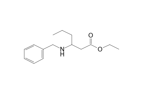 Hexanoic acid, 3-(benzylamino)-, ethyl ester