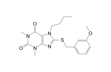 7-Butyl-8-[(3-methoxybenzyl)sulfanyl]-1,3-dimethyl-3,7-dihydro-1H-purine-2,6-dione