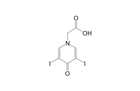 3,5-Diiodo-4-pyridone-1-acetic acid