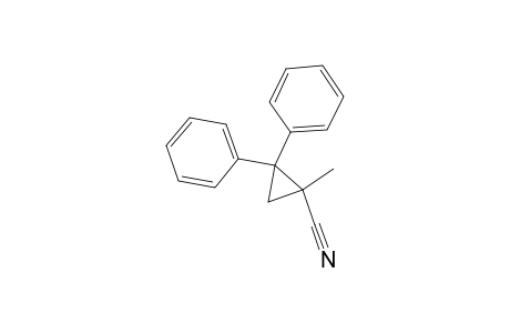 1-Methyl-2,2-diphenyl-1-cyclopropanecarbonitrile