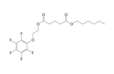 Glutaric acid, hexyl 2-(pentafluorophenoxy)ethyl ester