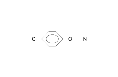 cyanic acid, p-chlorophenyl ester