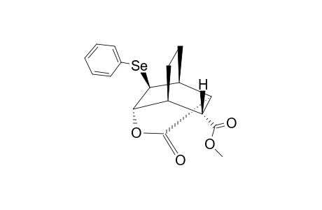 METHYL-(2SR,7RS)-2-PHENYLSELENO-4-OXATRICYCLO-[4.4.0.0(3,8)]-DECA-5-ONE-7-CARBOXYLATE