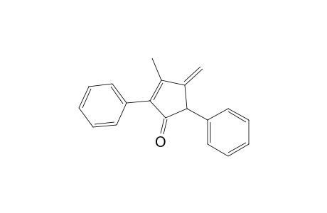 2-Cyclopenten-1-one, 3-methyl-4-methylene-2,5-diphenyl-