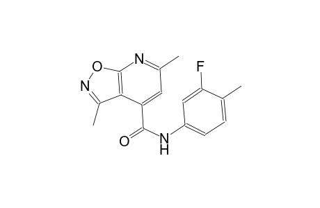 isoxazolo[5,4-b]pyridine-4-carboxamide, N-(3-fluoro-4-methylphenyl)-3,6-dimethyl-