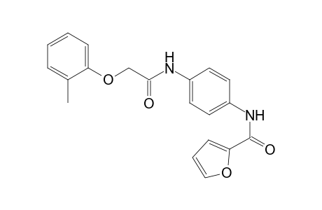 2-furancarboxamide, N-[4-[[2-(2-methylphenoxy)acetyl]amino]phenyl]-