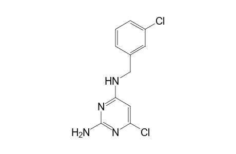 2,4-Pyrimidinediamine, 6-chloro-N4-[(3-chlorophenyl)methyl]-