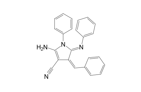 (Z)-2-Amino-4-((Z)-benzylidene)-1-phenyl-5-(phenylimino)-4,5-dihydro-1H-pyrrole-3-carbonitrile