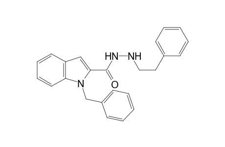 1-benzylindole-2-carboxylic acid, 2-phenethylhydrazide
