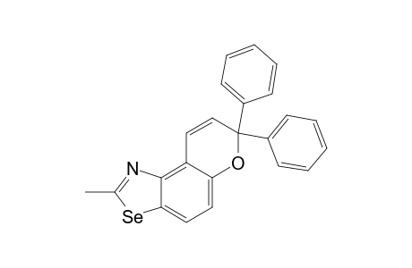 2-METHYL-7,7-DIPHENYL-7H-PYRANO-[3,2-E]-BENZOSELENAZOLE