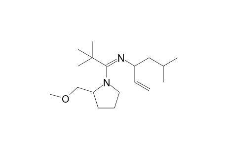 1-(t-Butyl)-3-(2'-methylpropyl)-1-[2'-(methoxymethyl)pyrrolidino]-2-aza-1,4-pentadiene