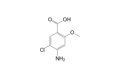 4-Amino-5-chloro-2-methoxybenzoic acid