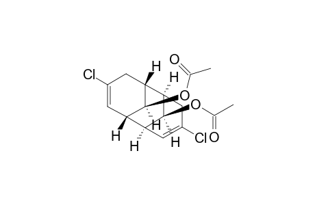 Tricyclo[5.3.1.1(2,6)]dodeca-3,9-diene-11,12-diol, 4,9-dichloro-, diacetate, (1.alpha.,2.beta.,6.beta.,7.alpha.,11R*,12R*)-