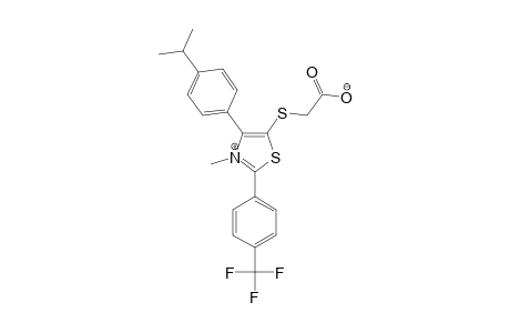 2-(4-TRIFLUOROMETHYL-PHENYL)-3-N-METHYL-4-(ISOPROPYLPHENYL)-1,3-THIAZOLIUM-5-THIOACETATE