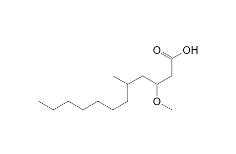 3-Methoxy-5-methyldodecanoic acid