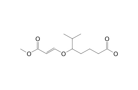 5-[(E)-3-keto-3-methoxy-prop-1-enoxy]-6-methyl-enanthic acid