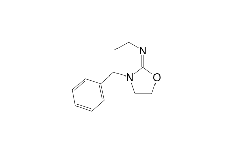 3-Phenylmethyl-2-ethyliminooxazolidine