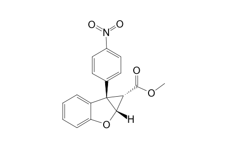 Methyl 1a,6a-dihydro-c-1a-(4'-nitrophenyl)-1H-cyclopropa[b]benzofuran-t-1-carboxylate