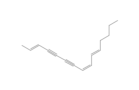 2,8,10-Pentadecatriene-4,6-diyne, (E,Z,E)-