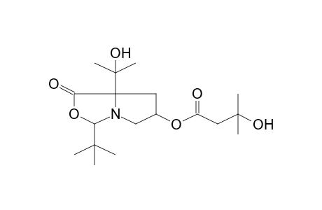 3-tert-Butyl-7a-(1-hydroxy-1-methylethyl)-1-oxotetrahydro-1H-pyrrolo[1,2-c][1,3]oxazol-6-yl 3-hydroxy-3-methylbutanoate