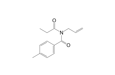 [N-Propanoyl-4-methyl-N-(prop-2'-enyl)]benzamide