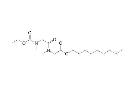 Sarcosylsarcosine, N-ethoxycarbonyl-, nonyl ester