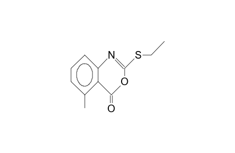 2-THIOETHYL-5-METHYL-4H-3,1-BENZOXAZIN-4-ONE