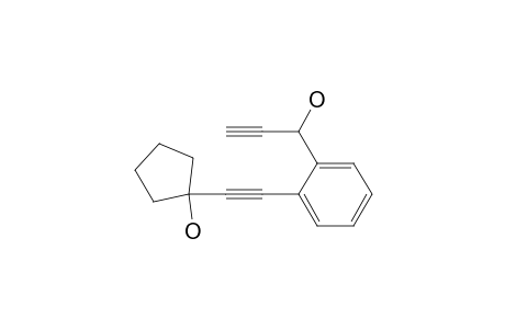 1-((2-(1-Hydroxyprop-2-yn-1-yl)phenyl)ethynyl)cyclopentanol