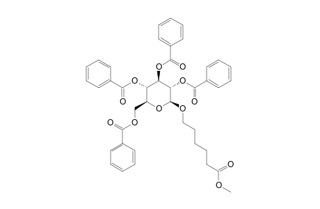 5-(METHOXYCARBONYL)-PENTYL-2,3,4,6-TETRA-O-BENZOYL-BETA-D-GLUCO-PYRANOSIDE