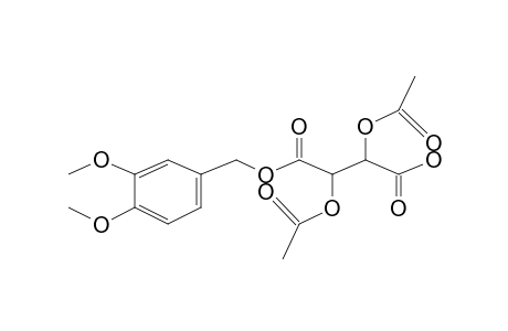 L(+)-tartaric acid, 2,3-diacetyl-, mono[(3,4-dimethoxybenzyl) ester]