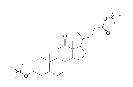 5.beta.-Cholanic acid-3.alpha.-[(trimethylsilyl)oxy]-12-one, trimethylsilyl ester