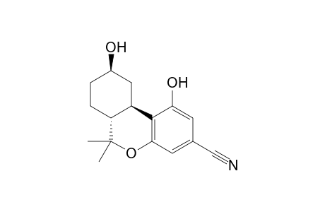 (6aS,9R,10aR)-6a,7,8,9,10,10a-Hexahydro-1,9-dihydroxy-6,6-dimethyl-6H-benzo[c]chromene-3-carbonitrile