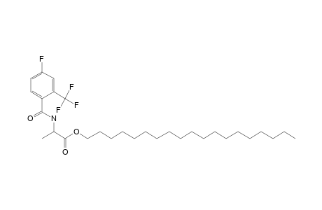 D-Alanine, N-(4-fluoro-2-trifluoromethylbenzoyl)-, nonadecyl ester