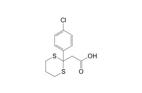 2-(p-chlorophenyl)-m-dithiane-2-acetic acid