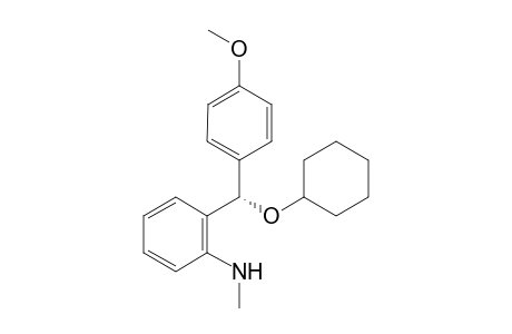 (S)-2-((Cyclohexyloxy)(4-methoxyphenyl)methyl)-N-methylaniline