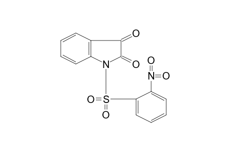 1-[(o-NITROPHENYL)SULFONYL]INDOLE-2,3-DIONE