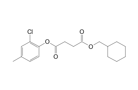 Succinic acid, cyclohexylmethyl 2-chloro-4-methylphenyl ester