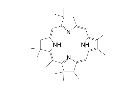 2,3,3,5,7,7,12,12,17,18-Decamethyl-2,3,7,8,12,13,22,24-octahydro-porphine