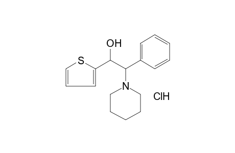 beta-PHENYL-alpha-2-THIENYL-1-PIPERIDINEETHANOL, HYDROCHLORIDE