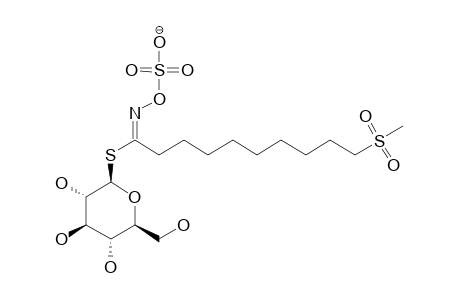 1-THIO-BETA-D-GLUCOPYRANOSE-1-[10-(METHYLSULFONYL)-N-(SULFOXY)-DECANIMIDATE