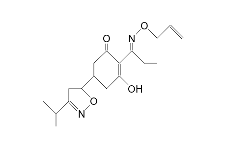 2-Cyclohexen-1-one, 5-[4,5-dihydro-3-(1-methylethyl)-5-isoxazolyl]-3-hydroxy-2-[1-[(2-propenyloxy)imino]propyl]-