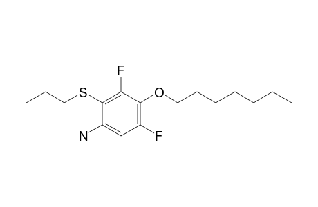 3,5-Difluoro-4-heptyloxy-2-propylthioaniline