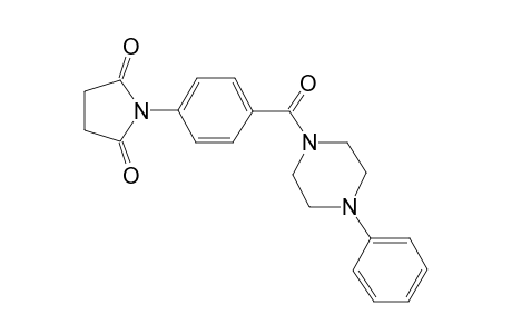 2,5-Pyrrolidinedione, 1-[4-[(4-phenyl-1-piperazinyl)carbonyl]phenyl]-